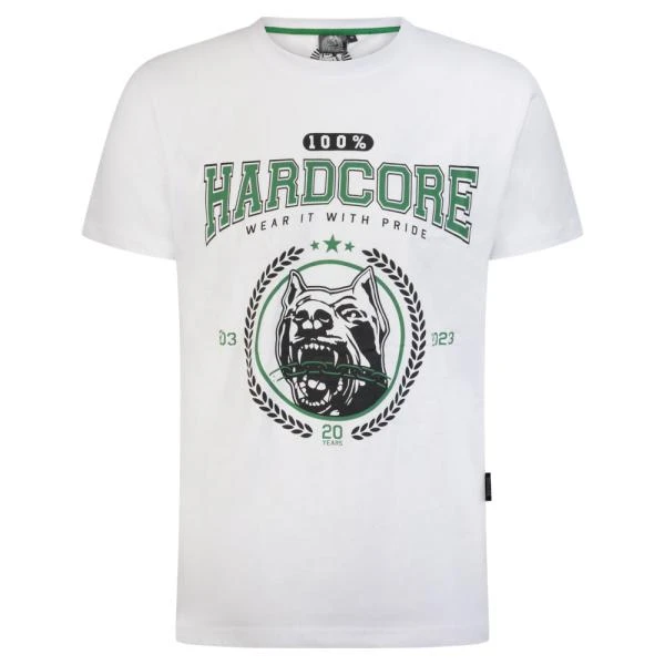 100% Hardcore T-shirt "College 2003" weiss