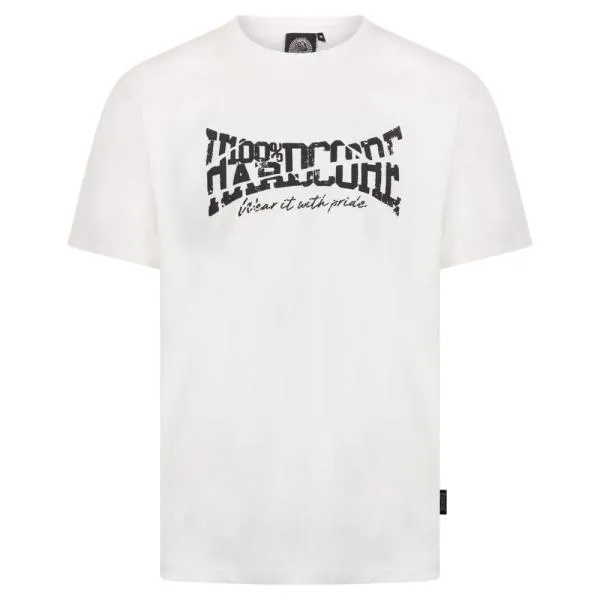 100% Hardcore T-Shirt "Essential Broken" white