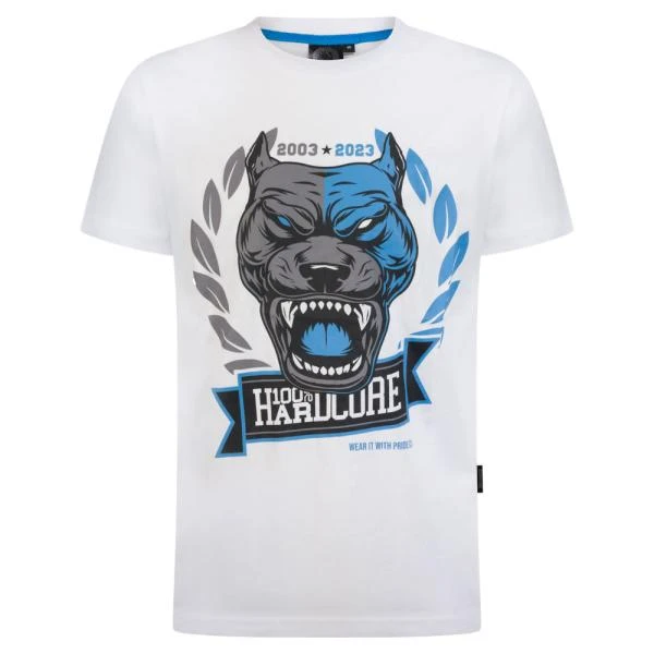 100% Hardcore T-shirt "Pride Dog" white