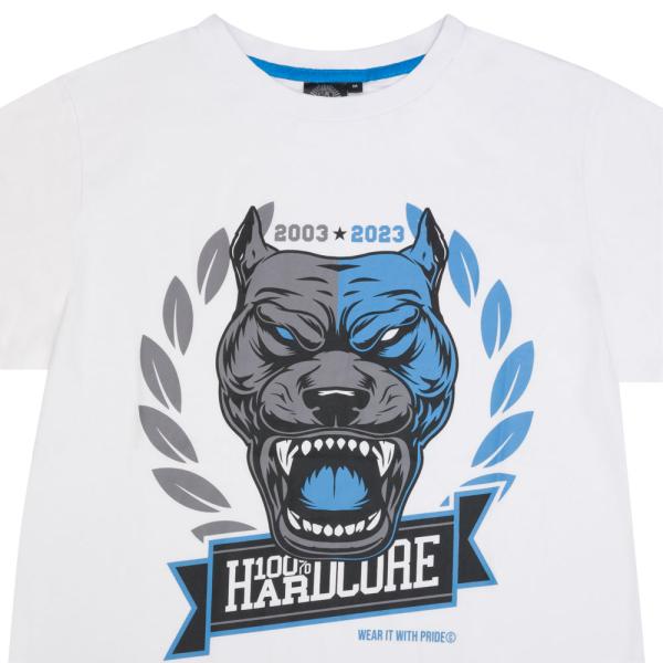 100% Hardcore T-shirt "Pride Dog" weiss
