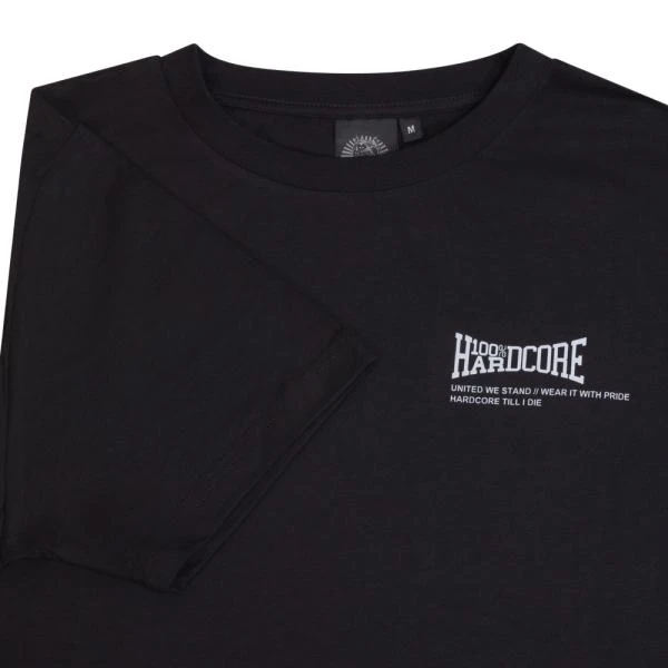 100% Hardcore T-shirt "Reflective" black