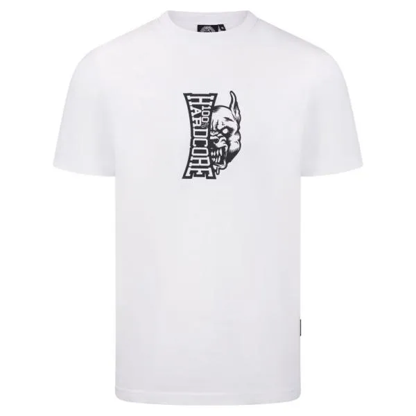 100% Hardcore T-Shirt "Vertical" white