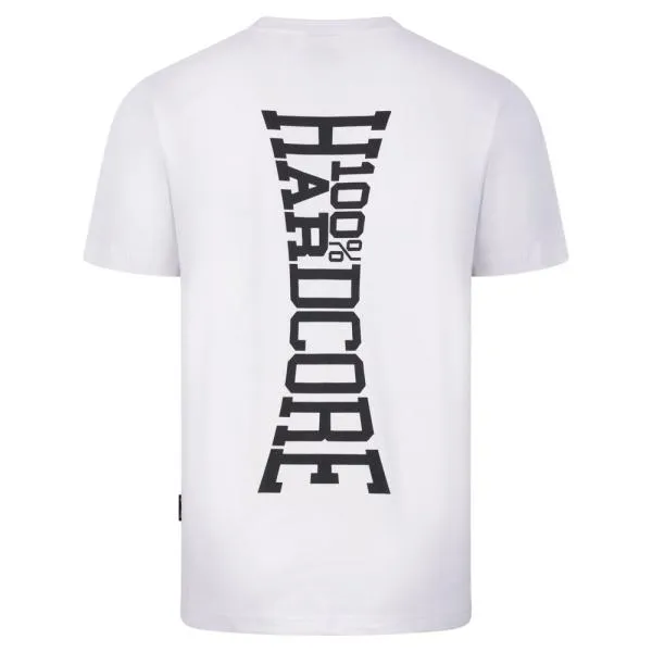 100% Hardcore T-Shirt "Vertical" white