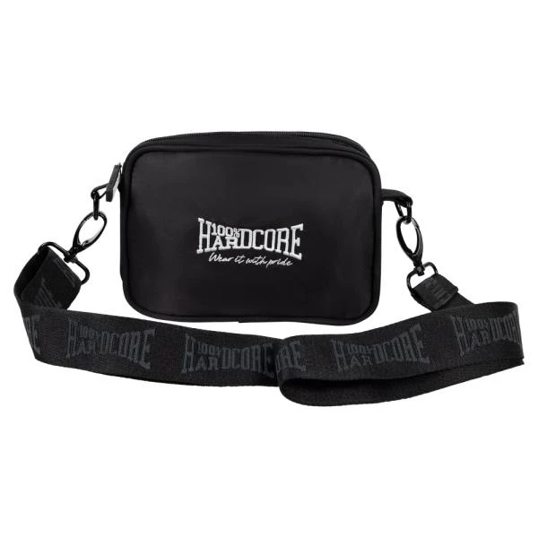 100% Hardcore Messenger Bag "Essential" black/white