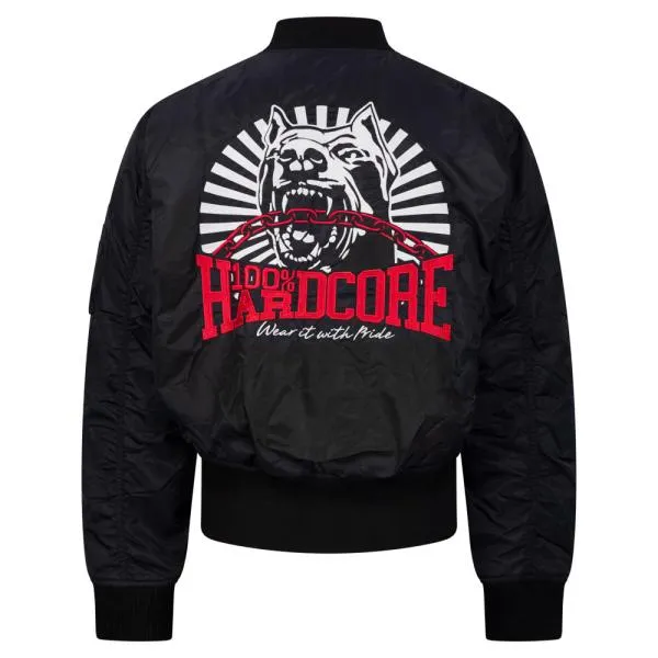 100_procent_hardcore_bomberjacket_dog1_back