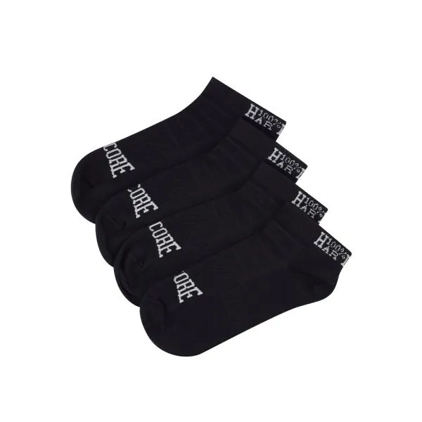 100% Hardcore Sneaker Socks (Doublepack) black