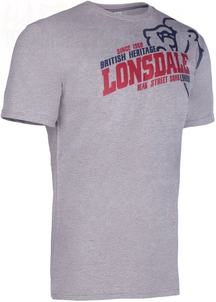 LONSDALE T-SHIRT WALKLEY GRAU