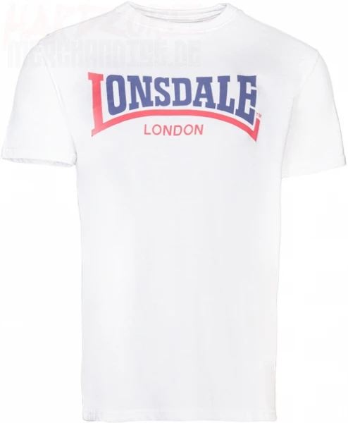 Lonsdale T-Shirt "Two Tone" weiss