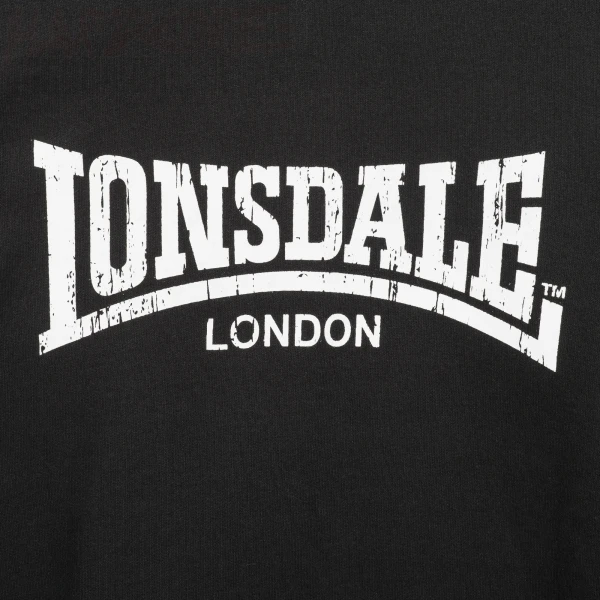 Lonsdale Hooded Sweatshirt Wolterton b/w