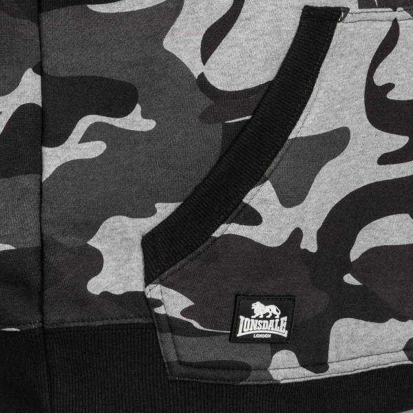 Lonsdale Hooded Sweatshirt Dulwich Camo