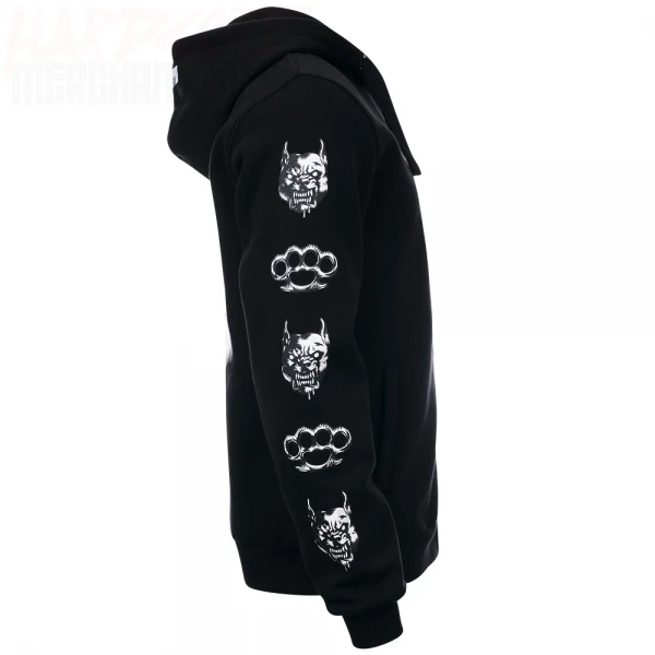 100% Hardcore Hooded Zipper "The Raged" (S/XXL)
