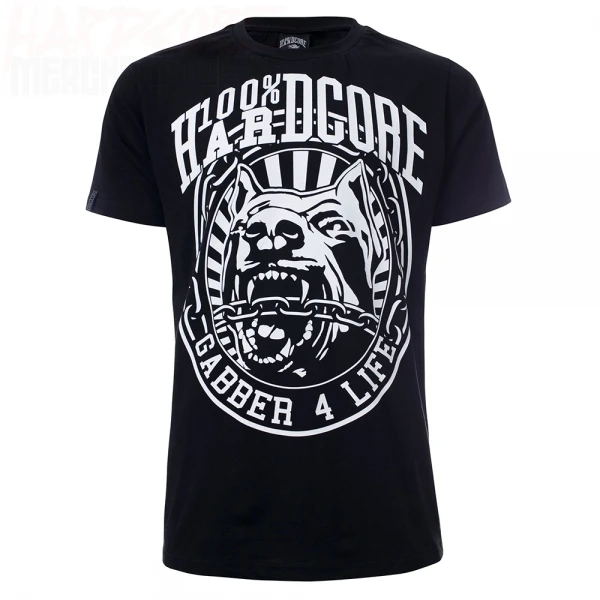 100% Hardcore T-Shirt "Gabber 4 Life"