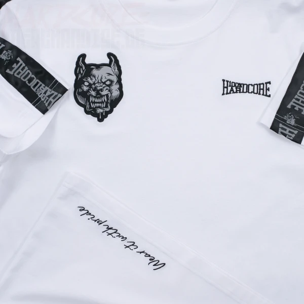 100% Hardcore T-Shirt Branded white (XXXL)