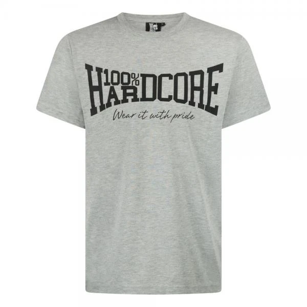 100% Hardcore T-Shirt "Essential" grey front