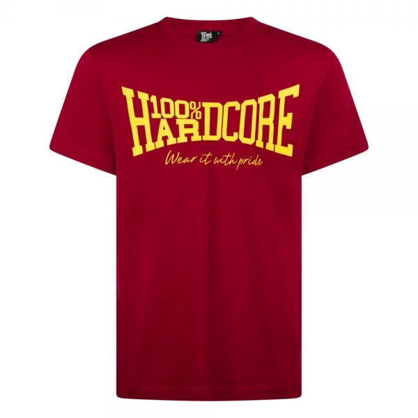 100% Hardcore T-Shirt "Essential" rot front