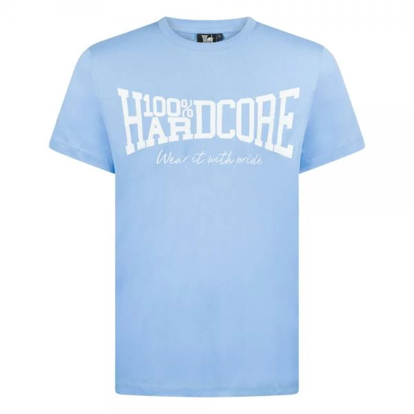 100% Hardcore T-Shirt "Essential" blue front