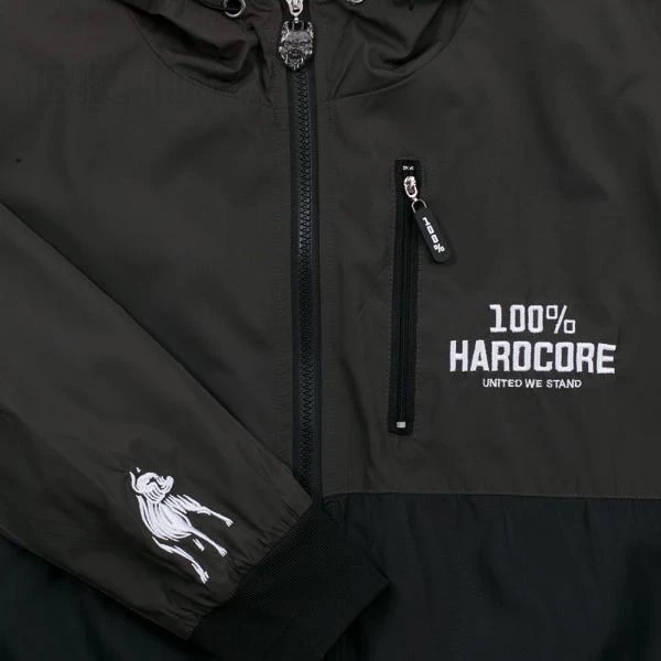 100 Procent Hardcore Windbreaker detail