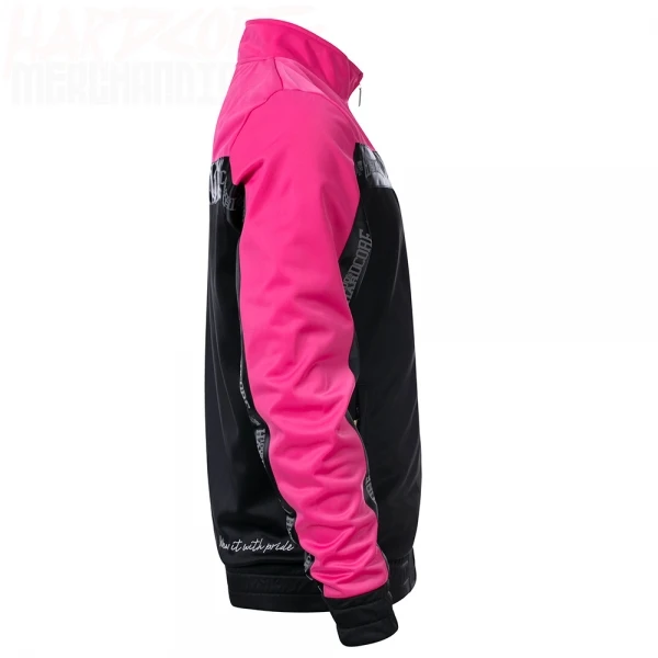 100% Hardcore Trainingsjacke Authentic black/pink (Unisex)