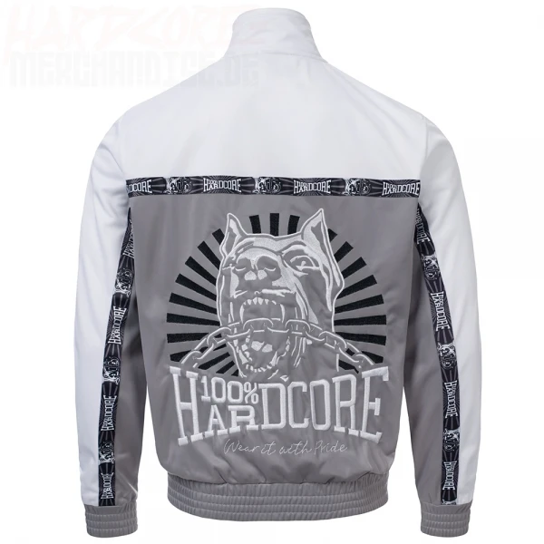 100% Hardcore Trainingsjacket Classic light grey