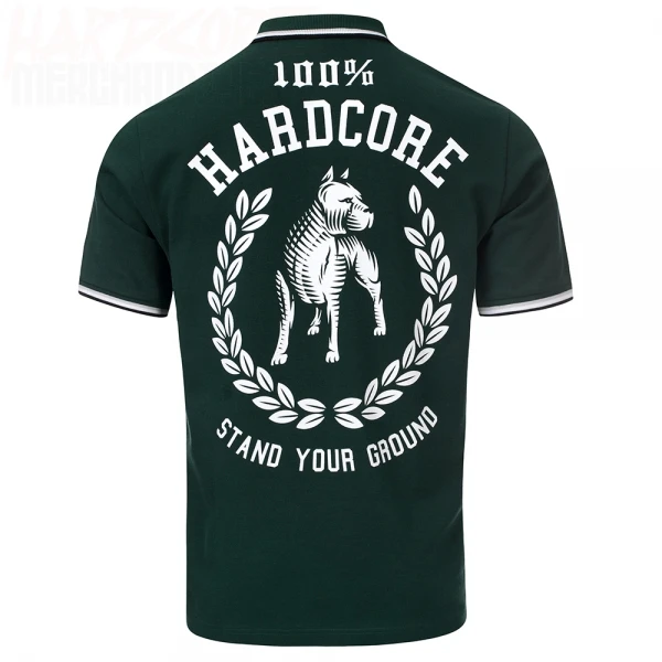 100% Hardcore Poloshirt Standing the Ground Army