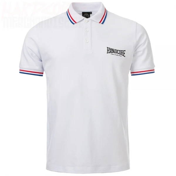 100% Hardcore Poloshirt the Brand white (XL)