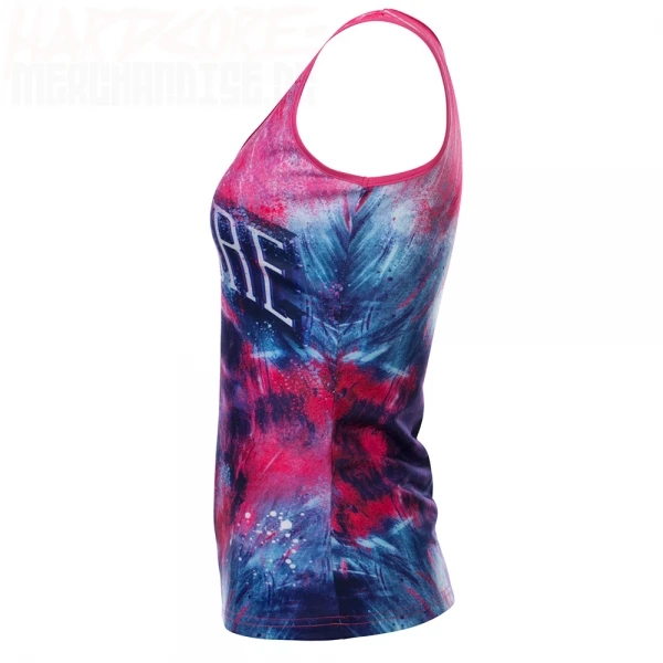 100% Hardcore Lady Tanktop Art Skull (L)