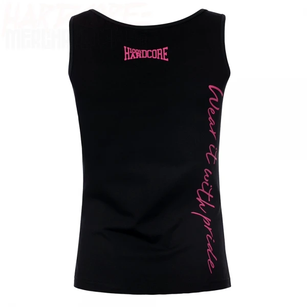100% Hardcore Lady Tanktop the Brand black/pink (S/M)