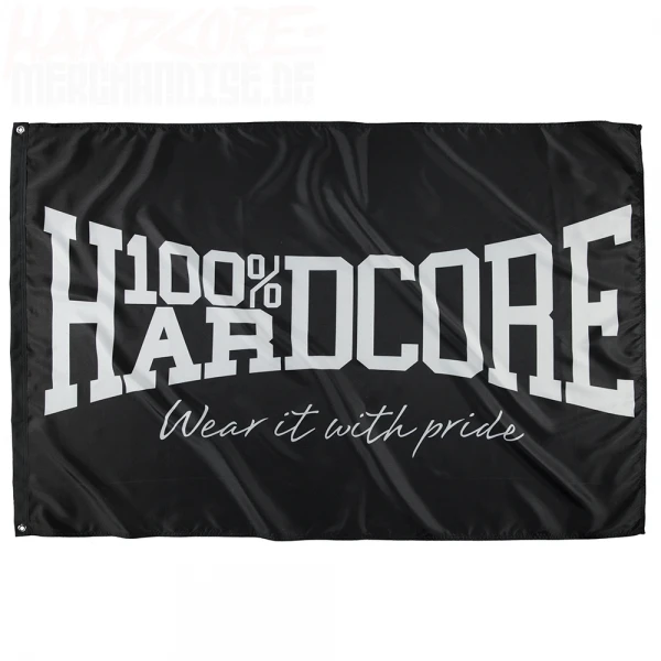 100% Hardcore Banner Wear it