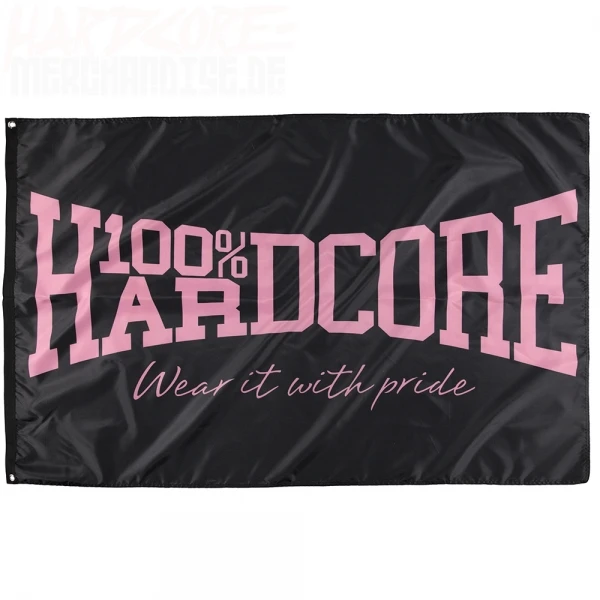 100% Hardcore Banner the Brand pink