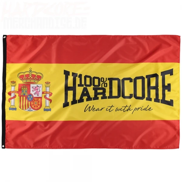 100% Hardcore Fahne - Espana