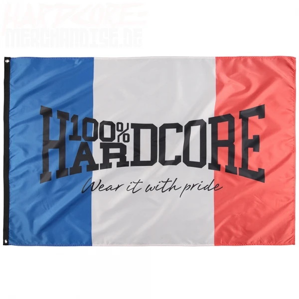 100% Hardcore Fahne - La France