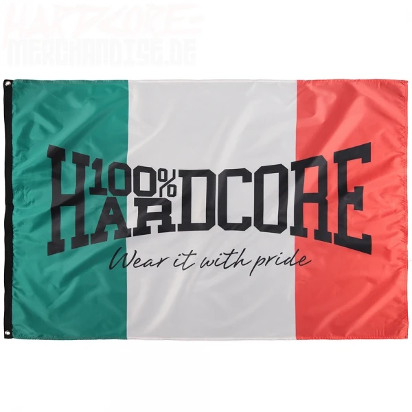 100% Hardcore Fahne - Italia