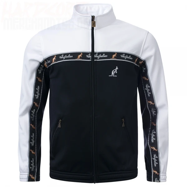 Australian Trackjacket "all over" black/white (3.0)