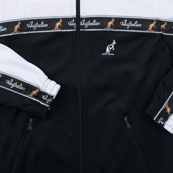 Australian Trackjacket "all over" black/white (3.0)