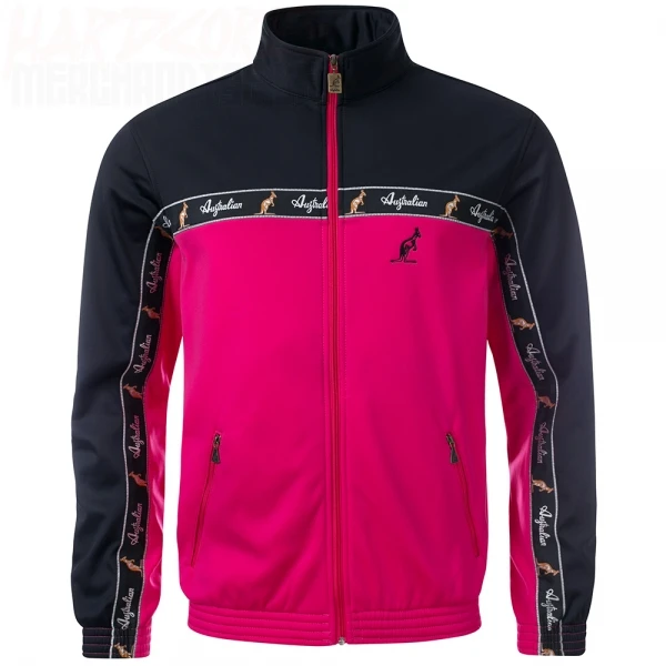 Australian Trackjacket "all over" pink/black