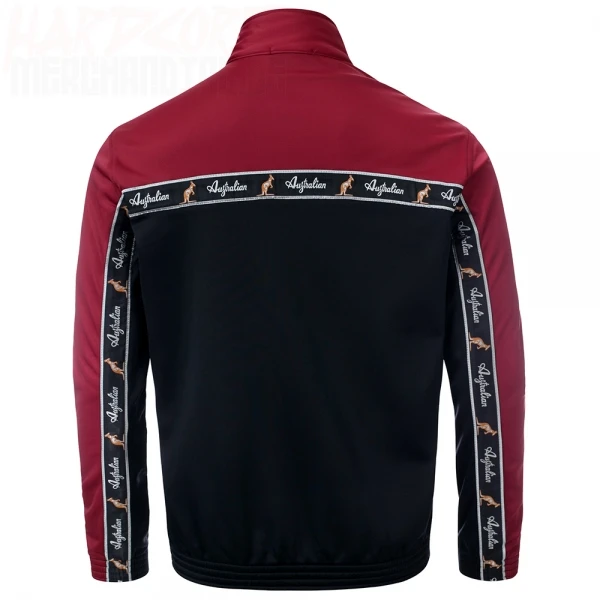 Australian Trainingsjacke All Over bordeauxrot / schwarz (3.0)