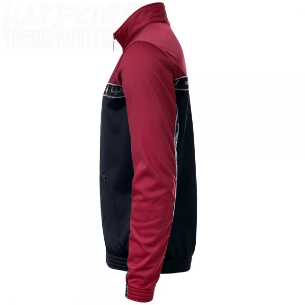 Australian Trainingsjacket All Over bordeauxred / black