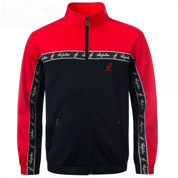 Australian Trackjacket "all over" red/black