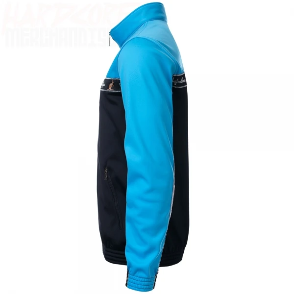 Australian Trainingsjacke "all over" - Ocean blue / black