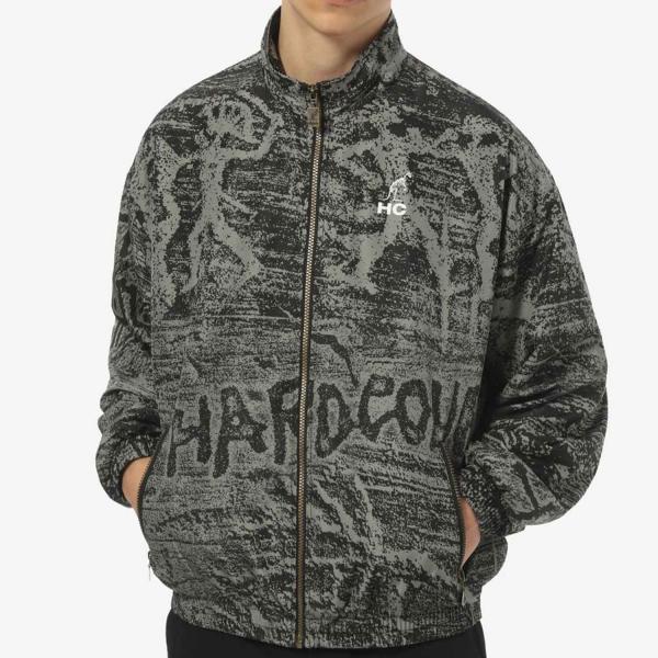 Australian Trainingsanzug - Jacke - schwarz - grau - model