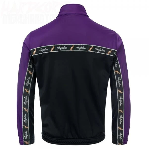 Australian Trainingsjacke All Over violett / schwarz