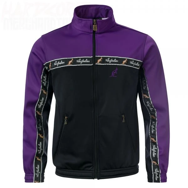 Australian Trainingsjacke All Over violett / schwarz