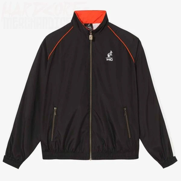 Hardcore Merchandise Australian Trackjacket Hard Court black white