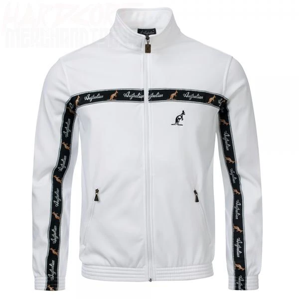 Australian Trackjacket "all over" white (3.0)