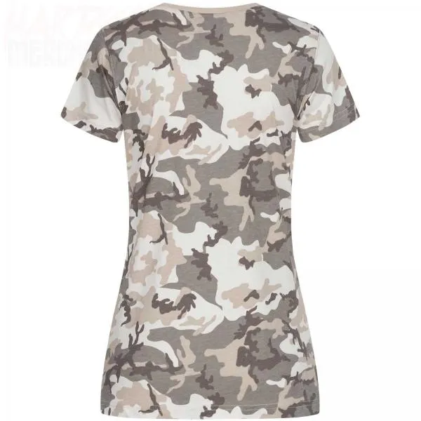 Hardcore United T-Shirt Lady Camo back