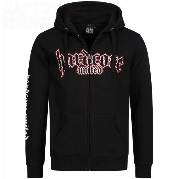 Hardcore United hooded zipper "Hard Sleeve" (XXL/XXXL)