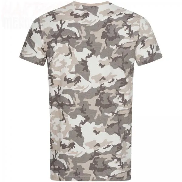 Hardcore United T-Shirt Urban Tan Back