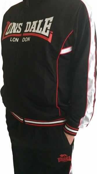 LONSDALE TRAININGSJACKET + TRAININGSPANTS CORMICK BLACK