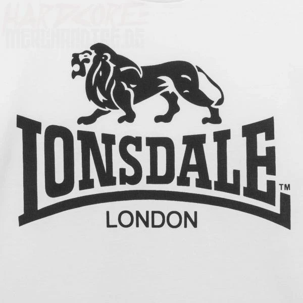 Lonsdale Logo Gots weiss