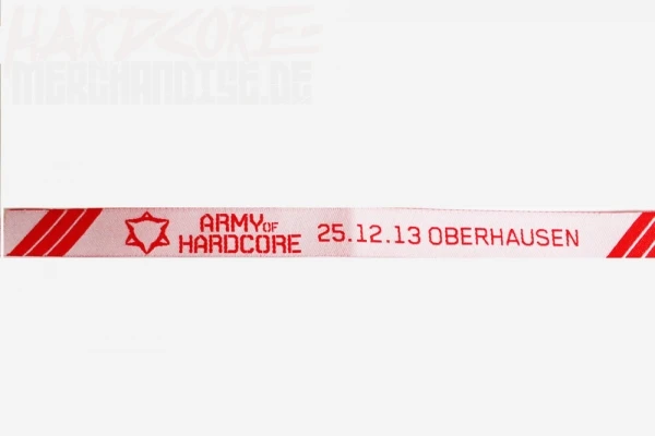 Army Of Hardcore Festival Wristband 2013